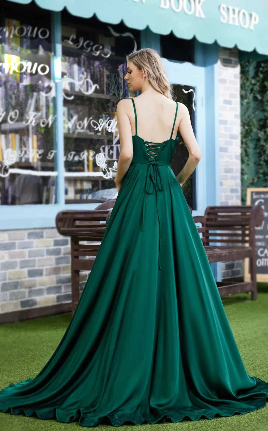 Jadore emerald green outlet dress